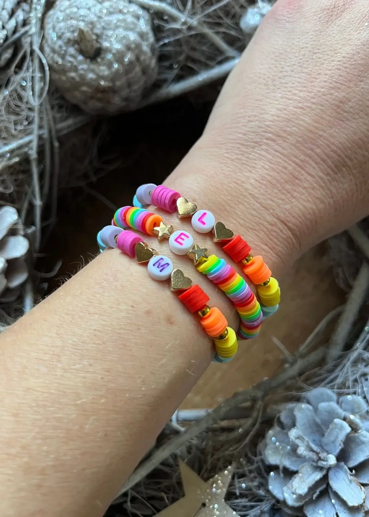 Rainbow Bead Bracelets