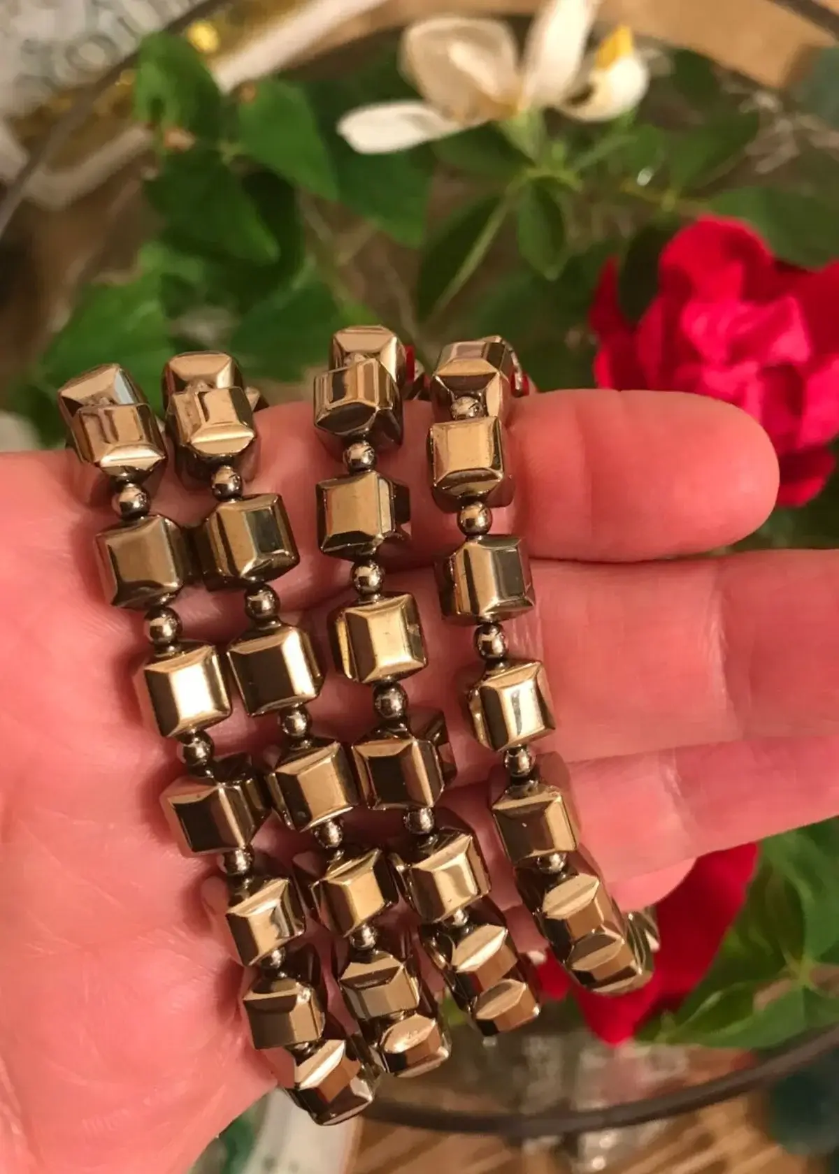 pyrite bracelet
