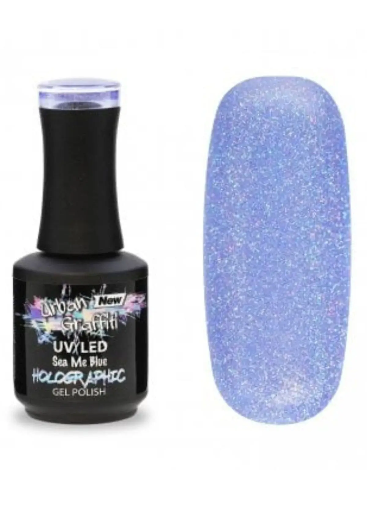 how does holographic nail polish creates a holographic effect?