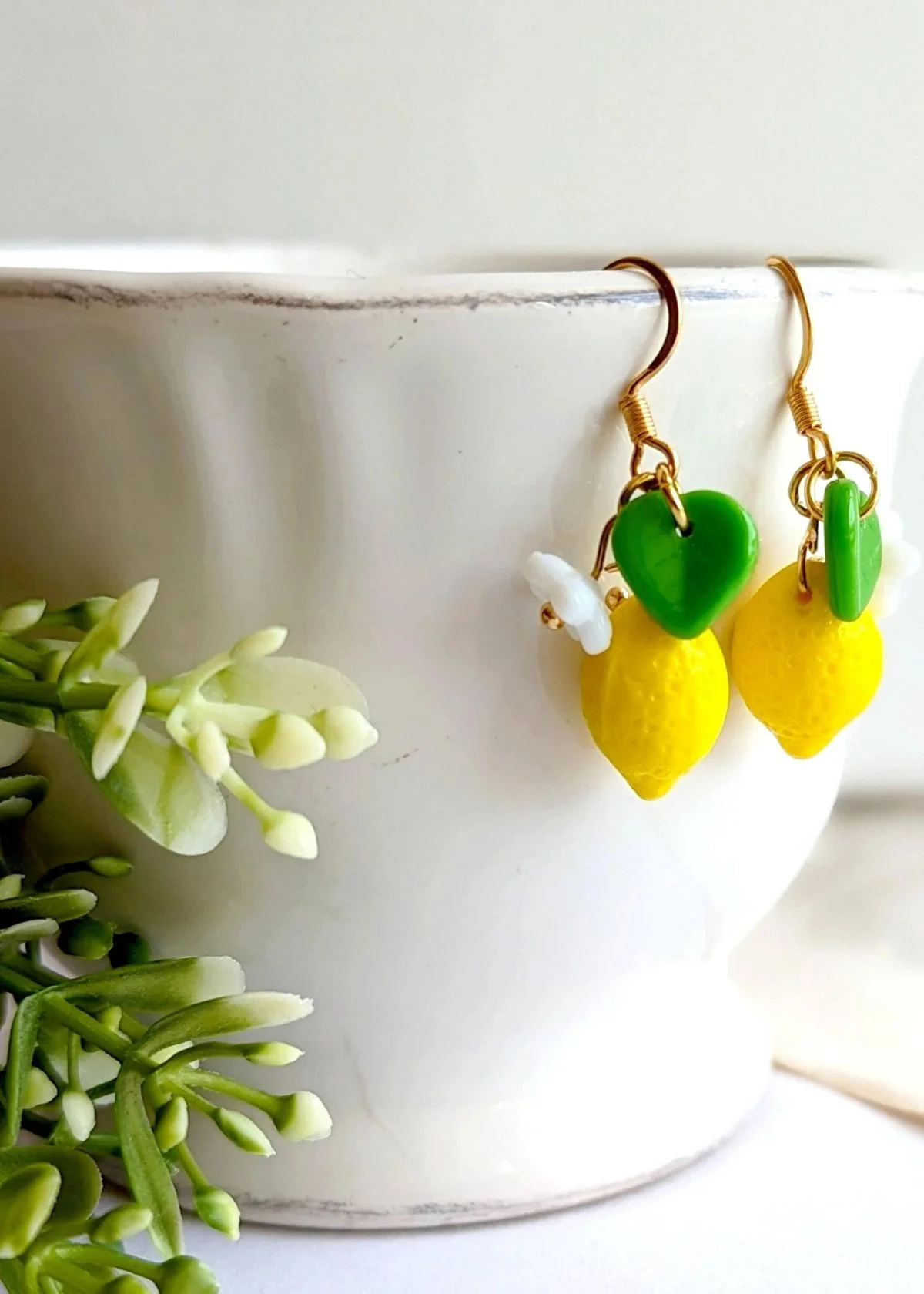 lemon earrings