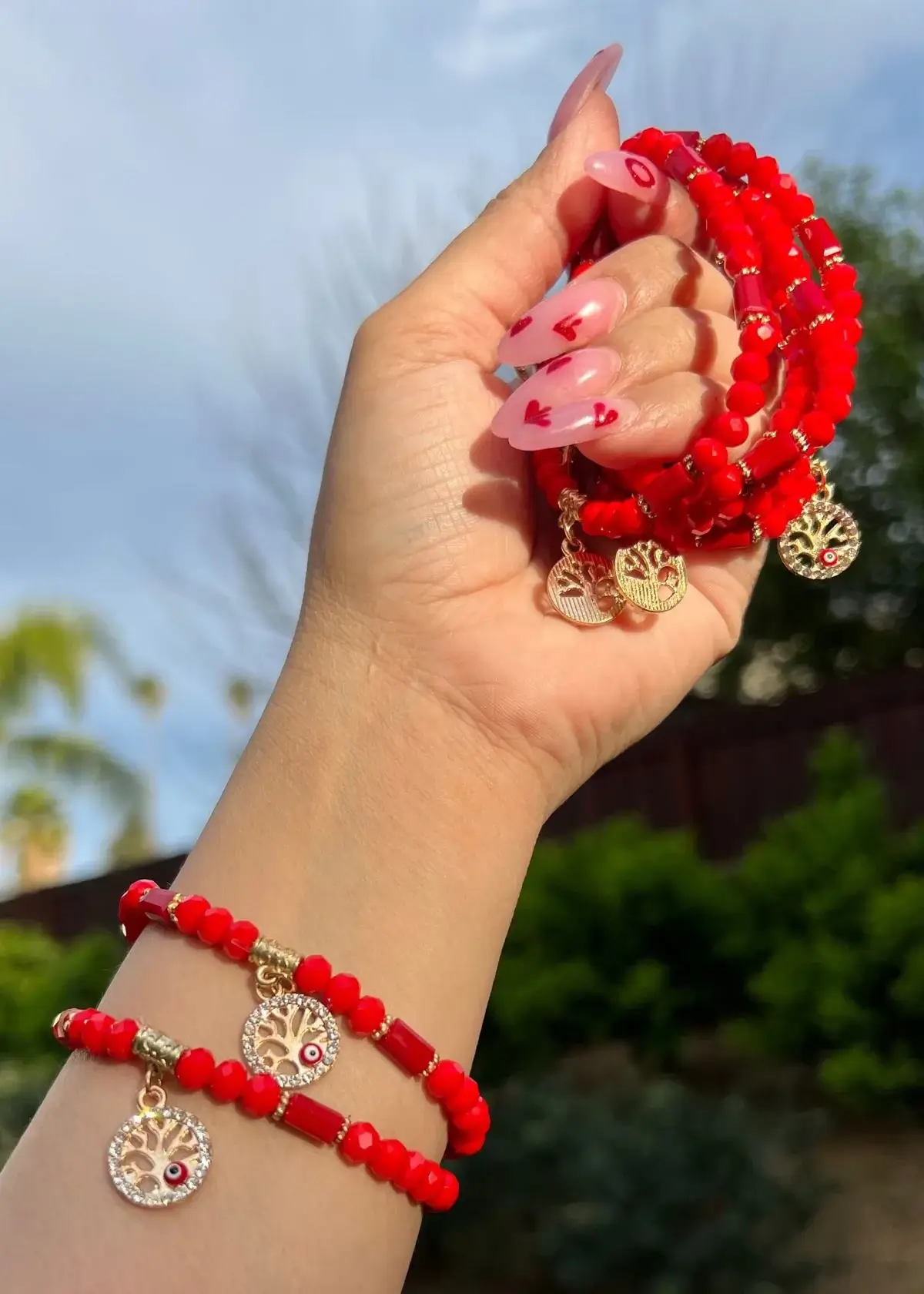 red mexican bracelet