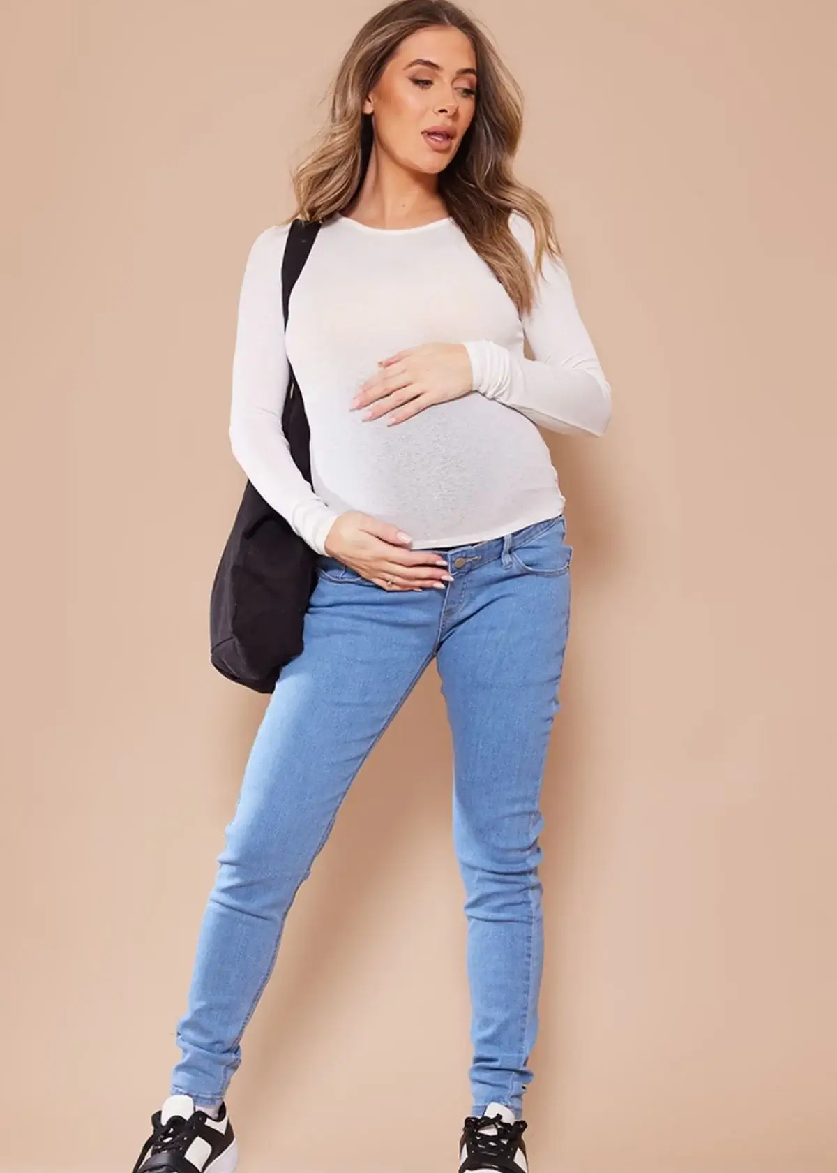 Are maternity jeans suitable for all stages of pregnancy?