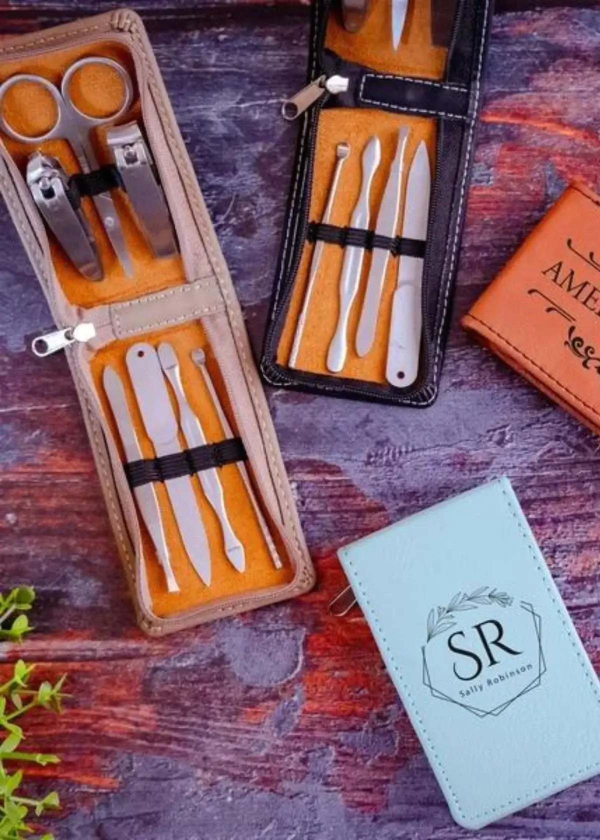 Is it safe to use a manicure set on acrylic or gel nails?
