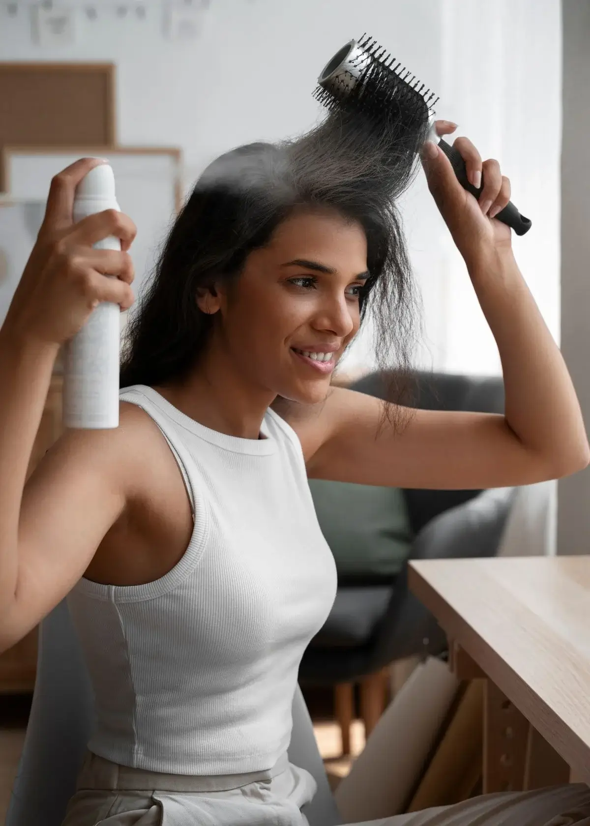 What is a hair lightening spray?