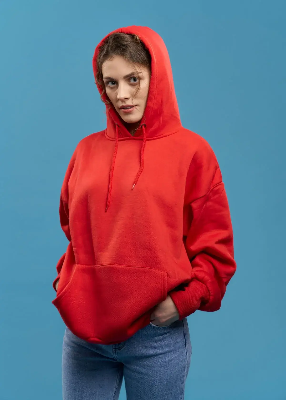 What materials are used for making oversized hoodies?