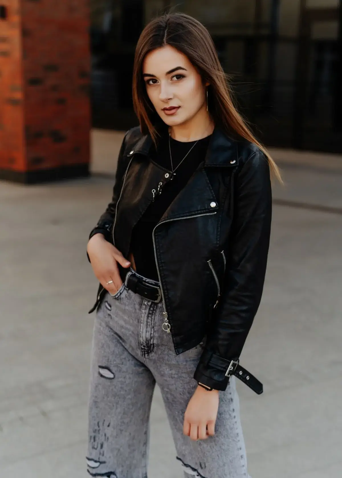 How can I add style to my outfit with a fall jacket?