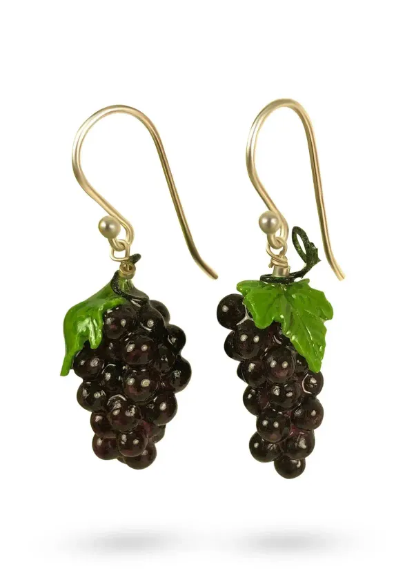 Tour De France-Inspired Grape Earrings: The Perfect Way to Show Your French Pride