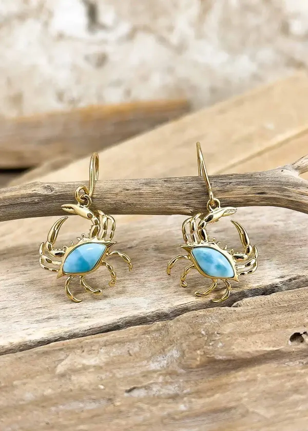 What Materials Are Commonly Used to Make Crab Earrings?