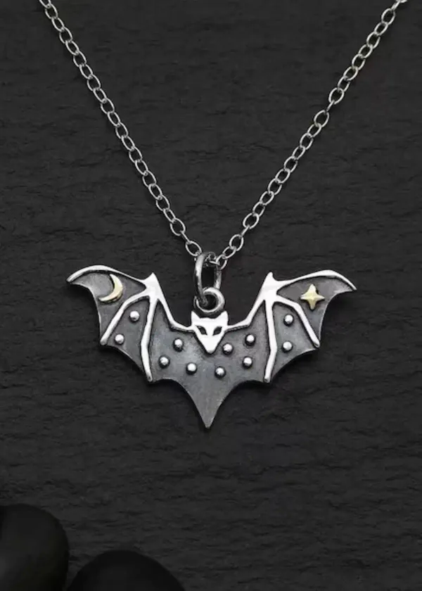 From Spooky to Stunning: Uncover the Magic of Bat Necklaces for Your Everyday Glam!